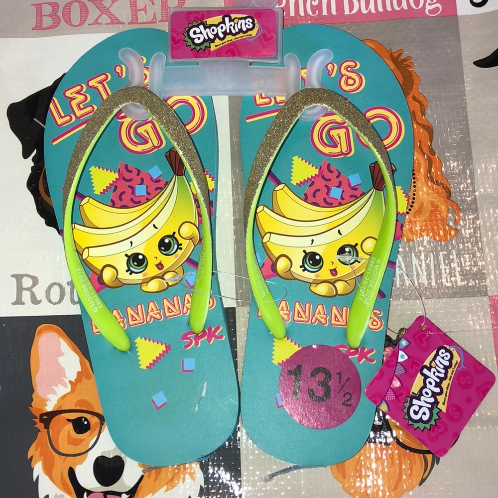 Shopkins Flip Flops